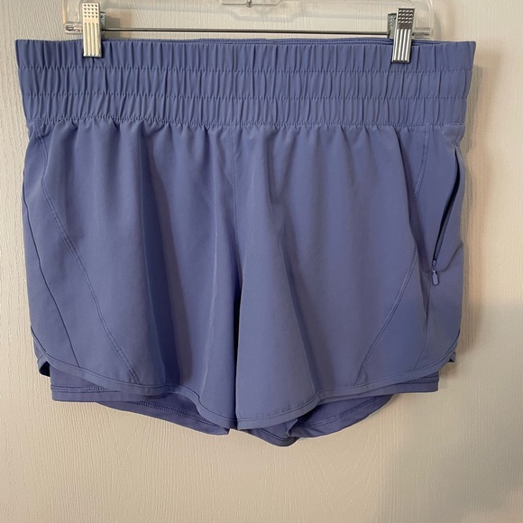Avia Women's Lavender Athletic Shorts L (12-14) - Picture 1 of 3